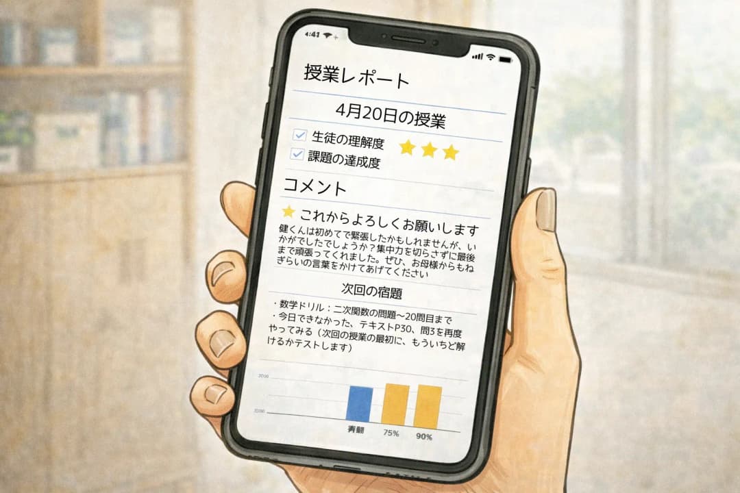 学習レポートを確認